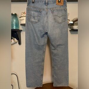 Levi’s 90s Vintage 501 36x30 Light Wash Button Fly Made In USA